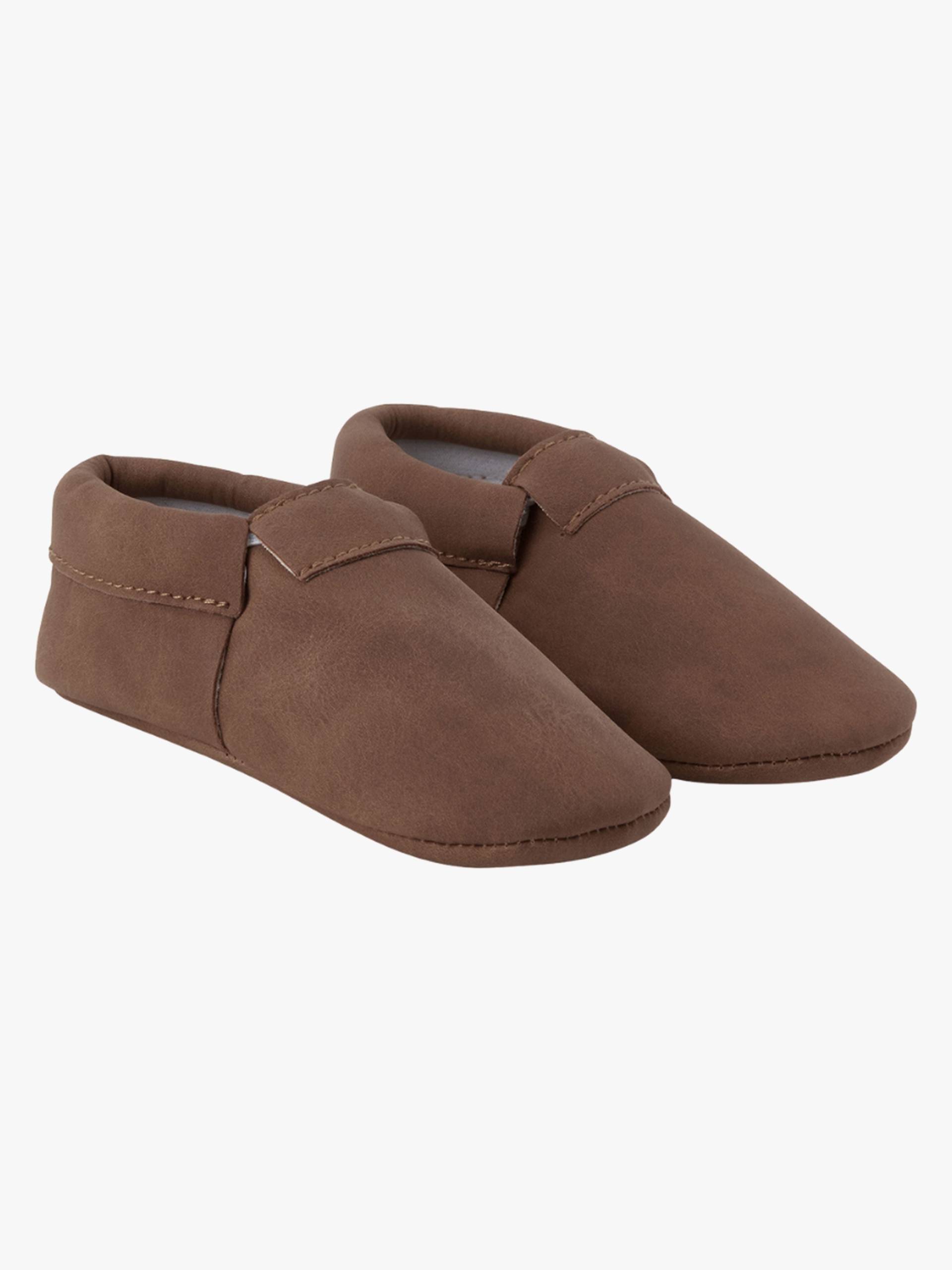 BabyMocs Casual Mocs Hausschuhe, Brown, 3-6 Monate von BabyMocs