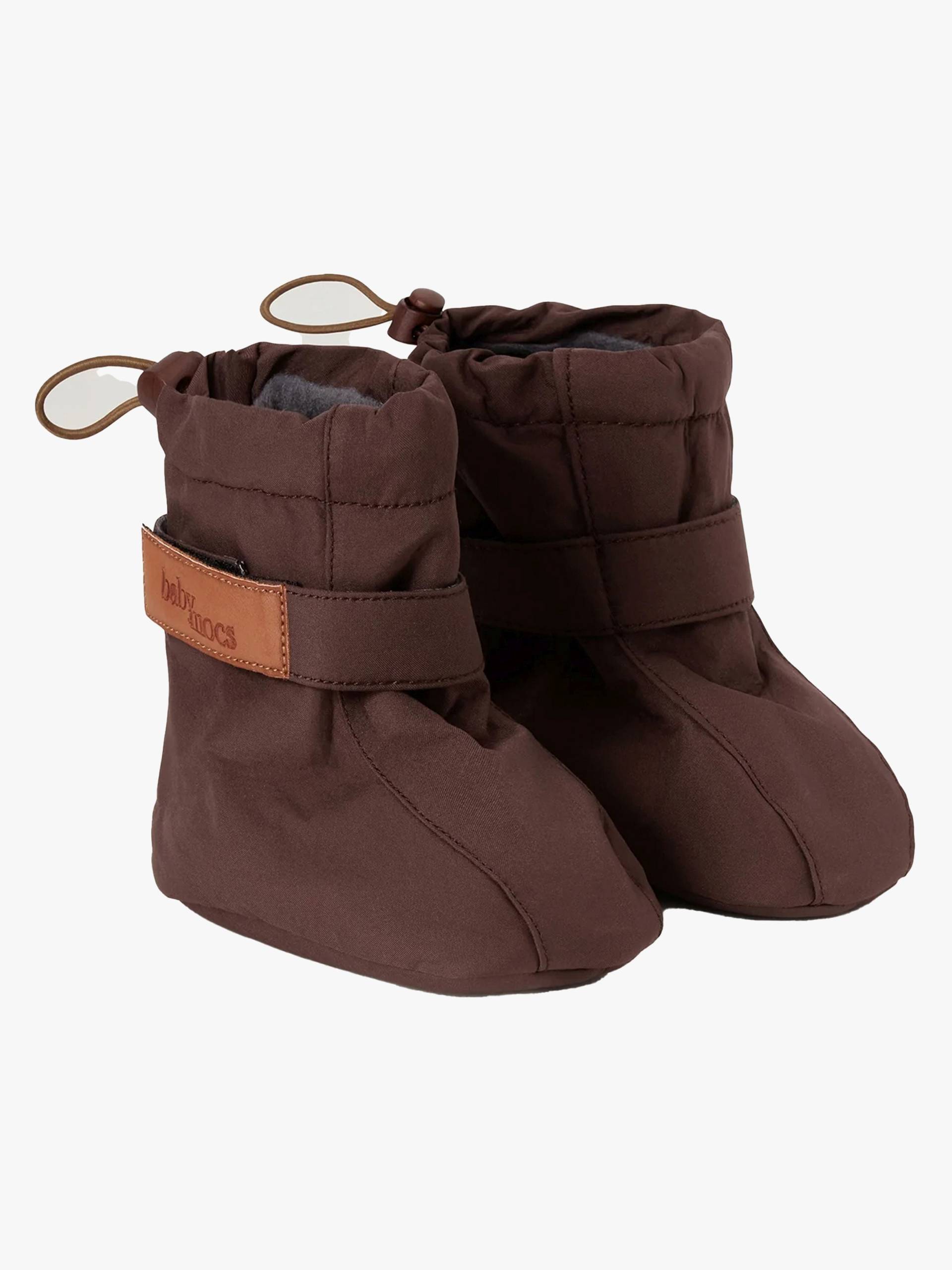 BabyMocs Gefütterte Winterstiefel, Brown, 0-6 Monate von BabyMocs