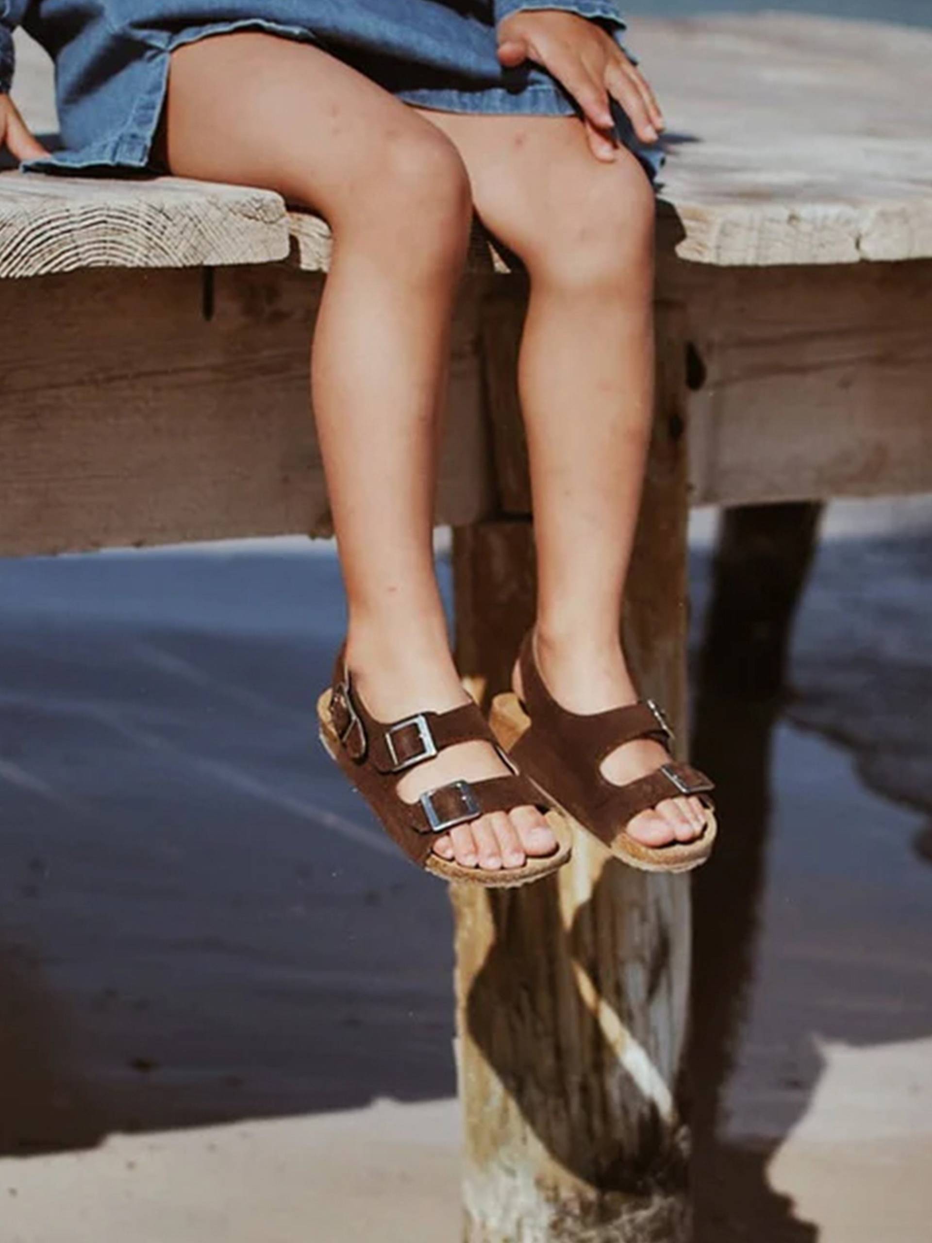 BabyMocs Vacay Kinder Sandalen, Braun, 24-25 von BabyMocs