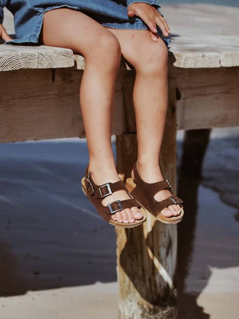 BabyMocs Vacay Kinder Sandalen, Braun, 27-28 von BabyMocs