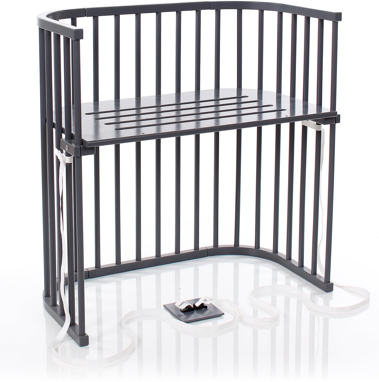 Babybay Beistellbett Boxspring, Grey von Babybay