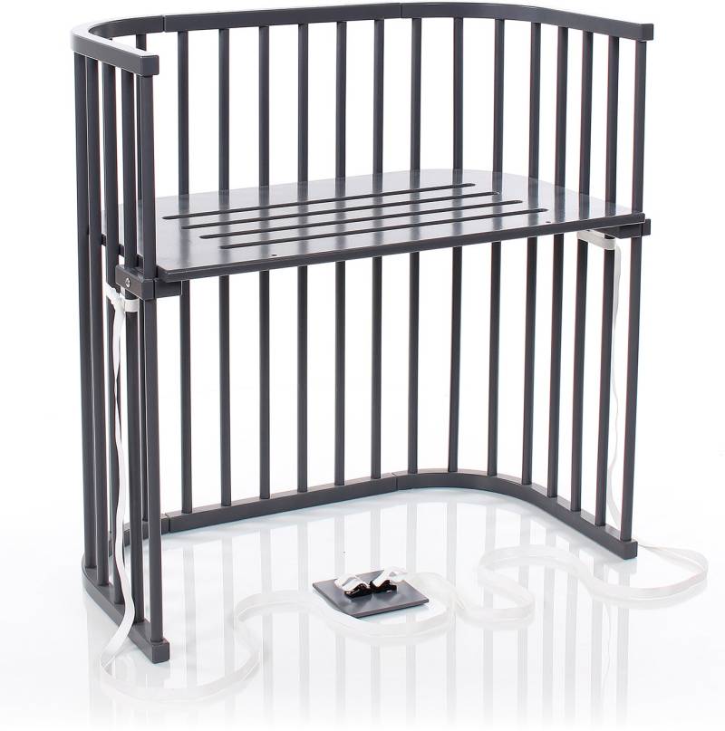 Babybay Beistellbett Boxspring, Grey von Babybay