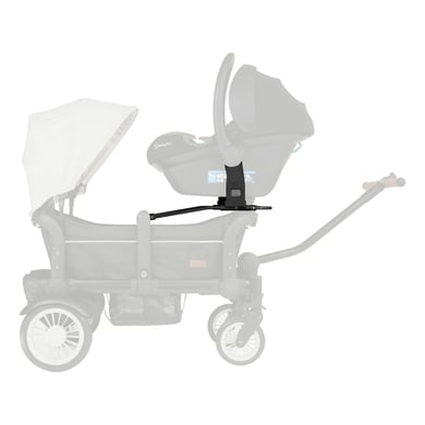 babyGO Cozy Rider Adapter schwarz von babyGO