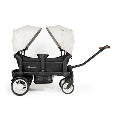 babyGO Cozy Rider Black beige von babyGO
