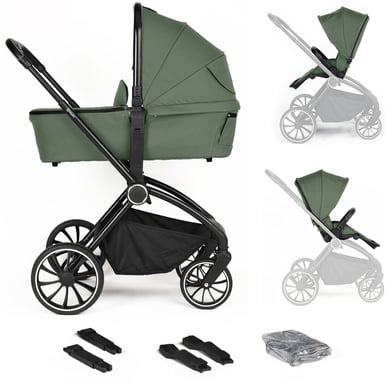 babyGO Kinderwagen Harmony green/black Frame von babyGO
