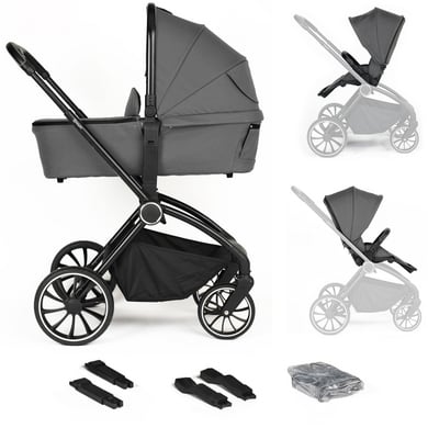 babyGO Kinderwagen Harmony grey/black Frame von babyGO