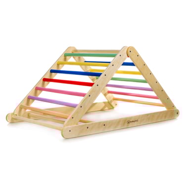 babyGO Kletterdreieck XXL "Woodland", bunt von babyGO