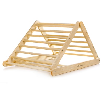 babyGO Kletterdreieck XXL "Woodland", natur von babyGO