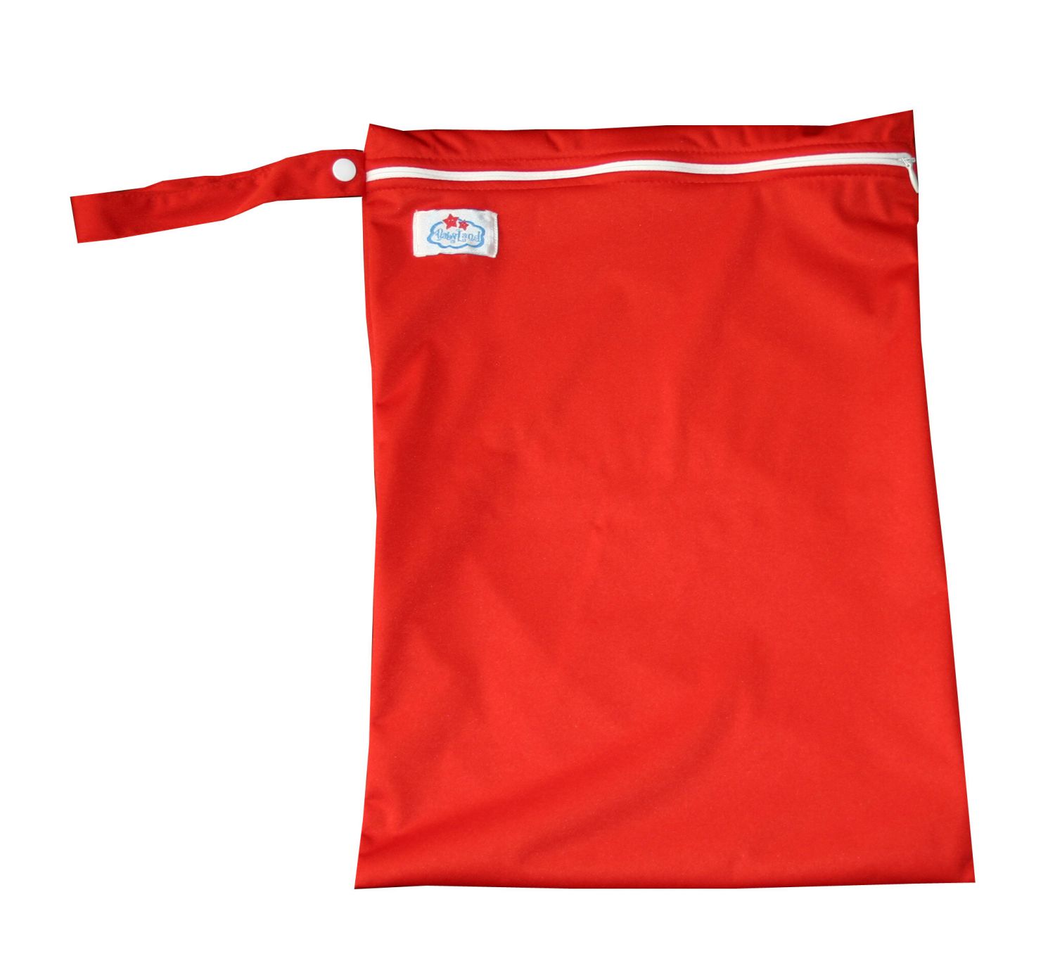 Babyland einfarbige Nasstasche (M) - Rot von Babyland