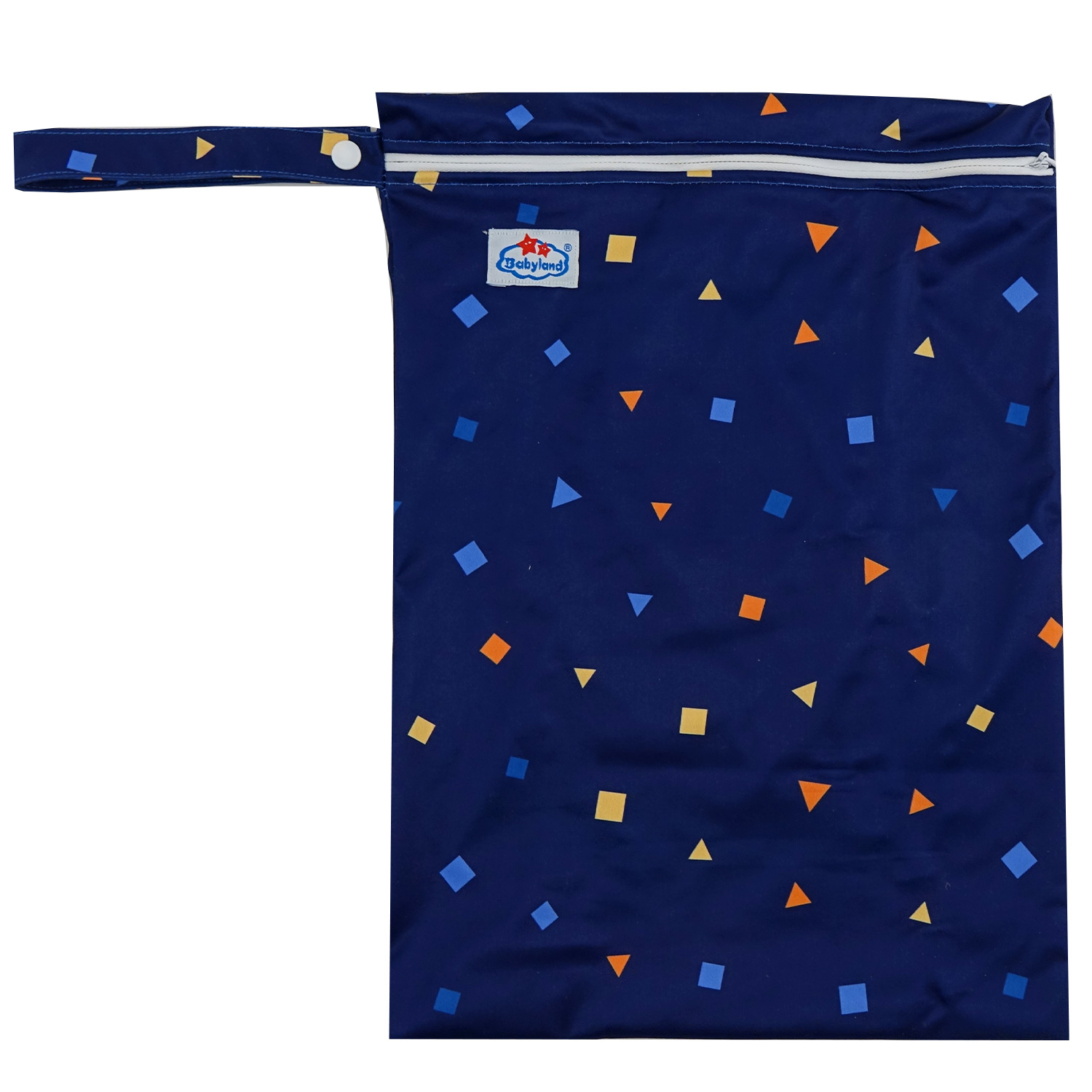 Babyland gemusterte Nasstasche (M) - Geometrie von Babyland