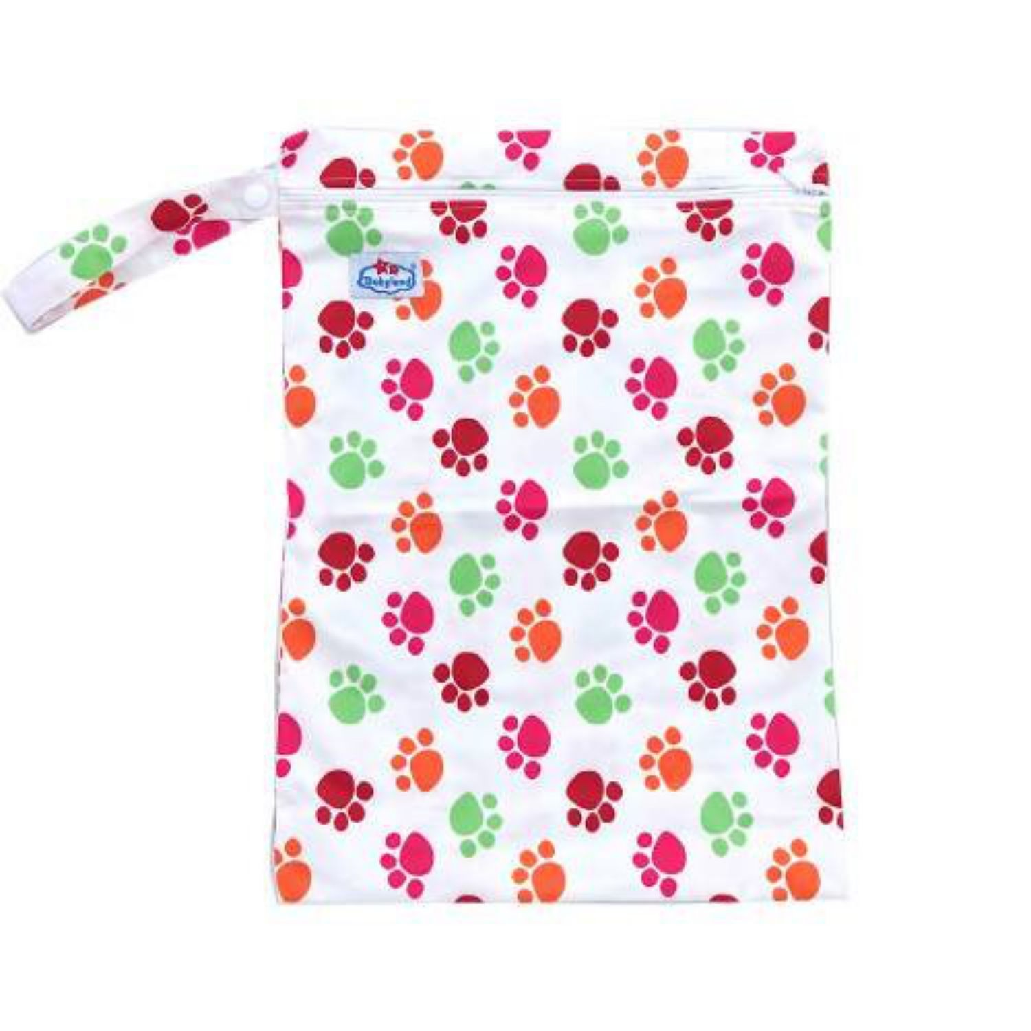 Babyland gemusterte Nasstasche (M) - Tatzen von Babyland