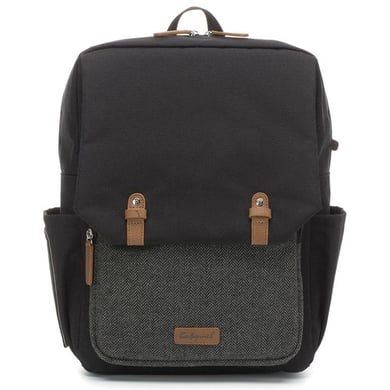 Babymel Wickelrucksack ECO George Black-Tweed von Babymel