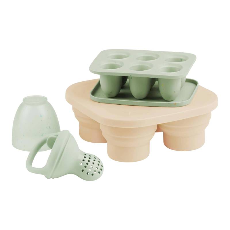 Babymoov 3-tlg. Fruchtsaugerset inkl. Eiswürfelform von Babymoov