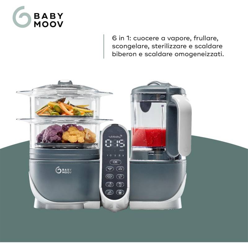 Babymoov Babynahrungszubereiter Nutribaby(+) Opal Green von Babymoov