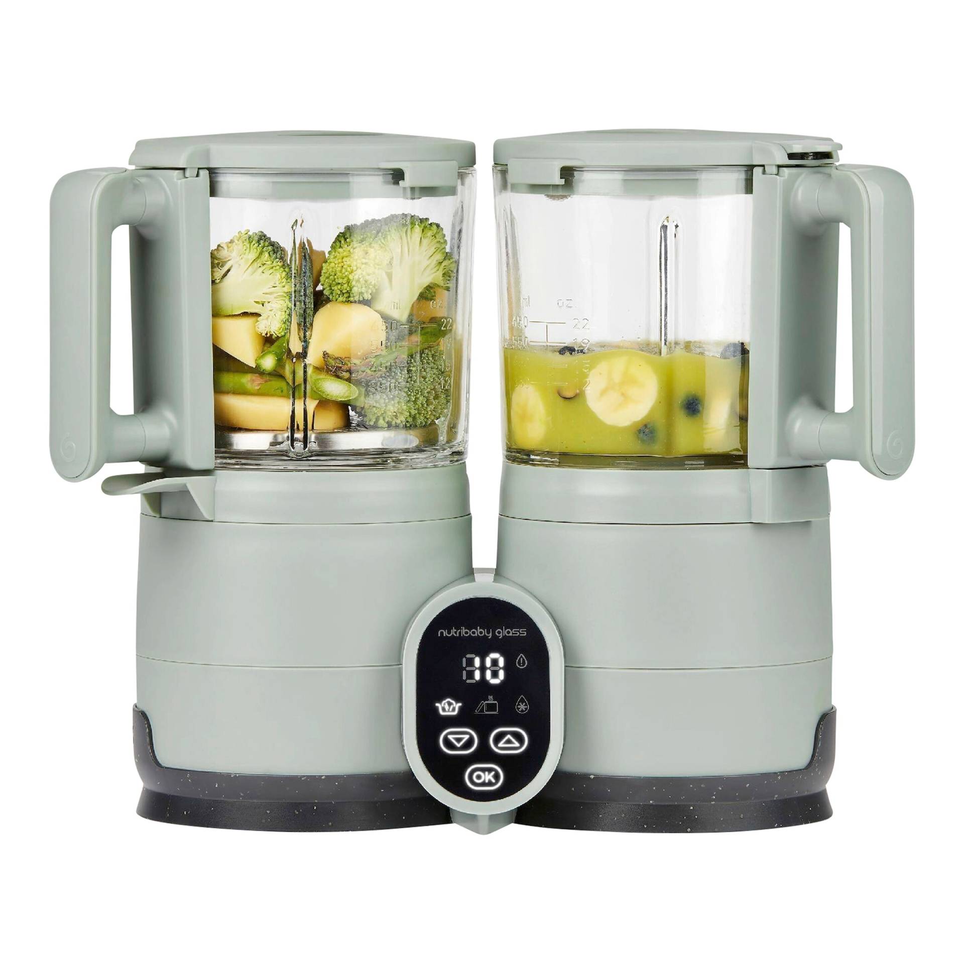Babymoov Babynahrungszubereiter und Sterilisator Nutribaby Glass Babymoov Babynahrungszubereiter und Sterilisator Nutribaby Glass von Babymoov