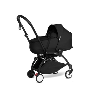 BABYZEN Kinderwagen YOYO2 0+ Black mit Liegewanne Black von Babyzen