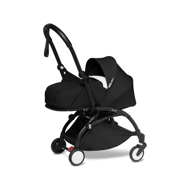 BABYZEN Kinderwagen YOYO2 0+ Black mit Neugeborenenaufsatz Black von Babyzen