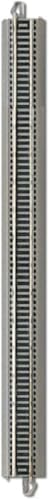 Bachmann Züge – Snap-Fit E-Z Track 45,7 cm gerade Spur – Großpackung (25 Stück) – Nickel-Silber-Schiene mit grauem Straßenbett – HO-Skala von Bachmann Industries
