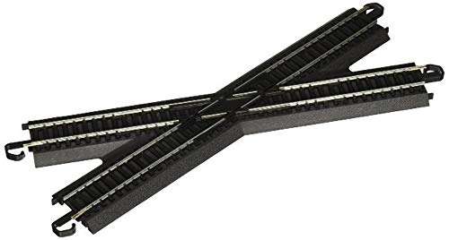 Bachmann Trains 44440 Snap-Fit E-Z Track 30 Degree Crossing (1/Card-Steel Alloy Rail with Black Roadbed-HO Scale Bachmann Trains 44440 Snap-Fit E-Z Track 30 Degree Crossing (1/Card-Steel Alloy Rail with Black Roadbed-HO Scale von Bachmann Trains