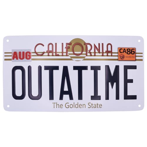 Back To The Future Metal Sign ´Outatime´ Delorean Lizenzplatte Back To The Future Metal Sign ´Outatime´ Delorean Lizenzplatte von FaNaTtik