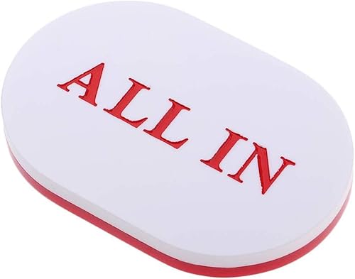 Backbayia Acryl Händlerchip All-In Chip Poker Chips Button für Texas Hold'em, Roulette, Turniere Backbayia Acryl Händlerchip All-In Chip Poker Chips Button für Texas Hold'em, Roulette, Turniere von Backbayia