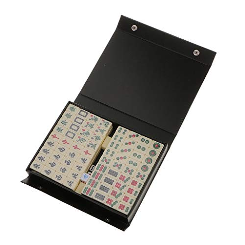 Backbayia Mini-Mahjong Traditionelles chinesisches Reise-Spiel, tragbar, kreativ von Backbayia