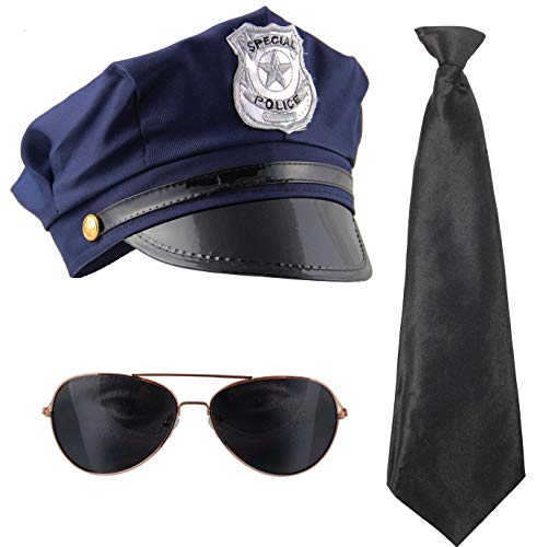 bad taste dieser Style macht geil 80er Kostüm Set Polizei mit Mütze Krawatte und Sonnenbrille für Fasching Karneval Mottoparty Junggesellenabschied bad taste dieser Style macht geil 80er Kostüm Set Polizei mit Mütze Krawatte und Sonnenbrille für Fasching Karneval Mottoparty Junggesellenabschied von bad taste dieser Style macht geil