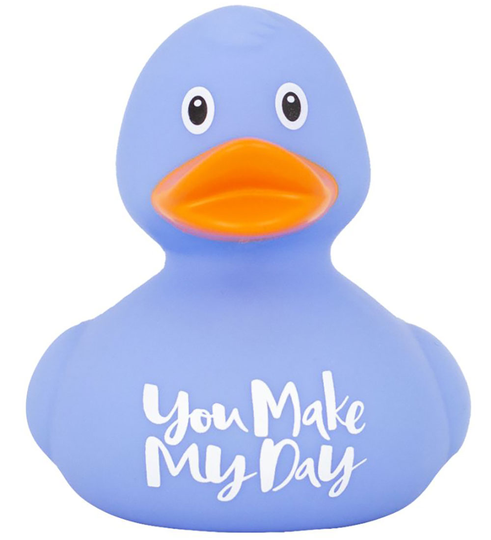 Badeente - Du machst My Tag - Blau - Badeand - One Size - Badespielzeug Badeente - Du machst My Tag - Blau - Badeand - One Size - Badespielzeug von Badeand