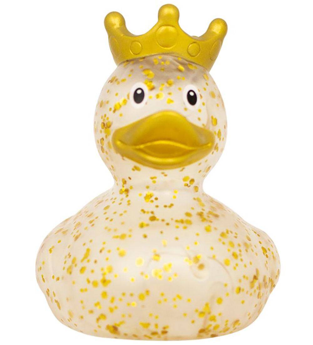 Badeente - Ente m. Krone - Glitter Gold - Badeand - One Size - Badespielzeug Badeente - Ente m. Krone - Glitter Gold - Badeand - One Size - Badespielzeug von Badeand