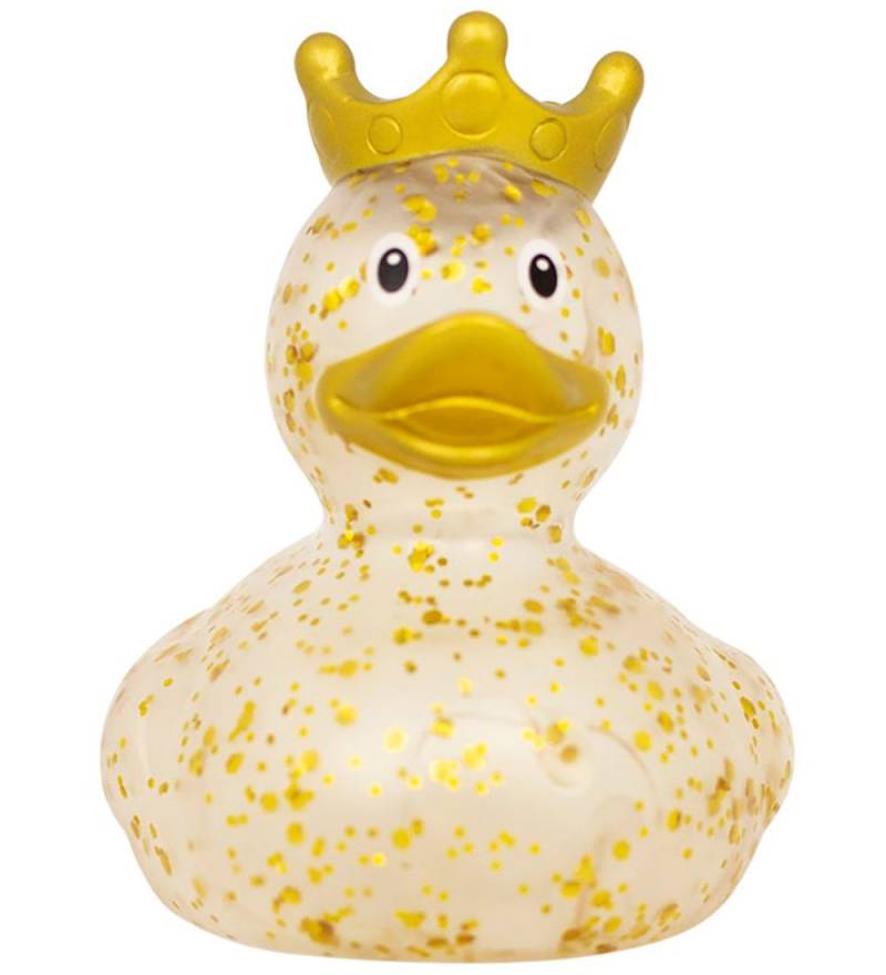 Badeente - Ente m. Krone - Glitter Gold - Badeand - One Size - Badespielzeug Badeente - Ente m. Krone - Glitter Gold - Badeand - One Size - Badespielzeug von Badeand