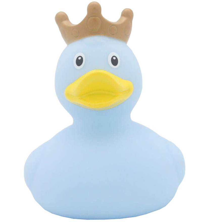 Badeente - Hellblau Ente m. Krone - Badeand - One Size - Badespielzeug Badeente - Hellblau Ente m. Krone - Badeand - One Size - Badespielzeug von Badeand
