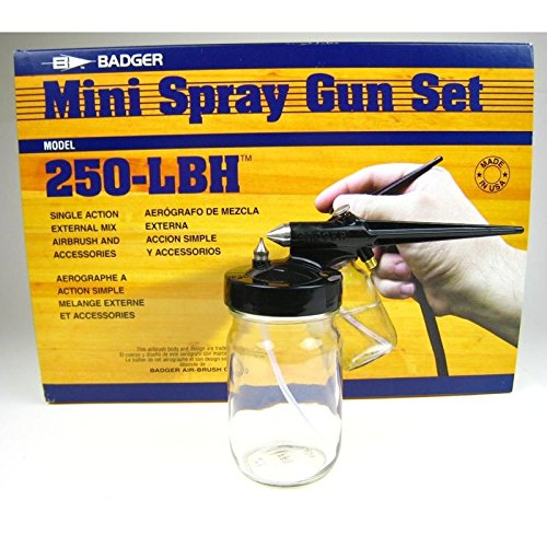 BADGER 250-LBH Mini Spray Gun Airbrushpistole Airbrush Pistole Airbrush-City von BADGER