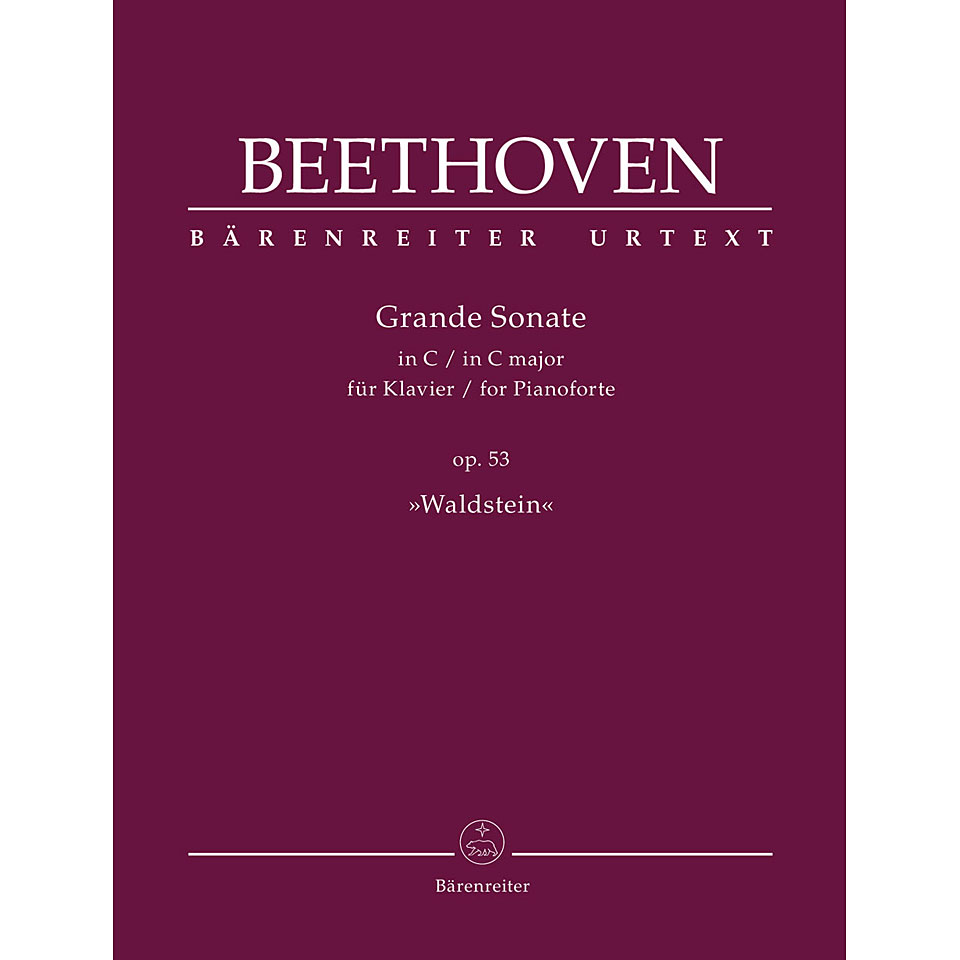Bärenreiter Beethoven Grande sonate C-Dur op.53: "Waldstein" Notenbuch von Bärenreiter
