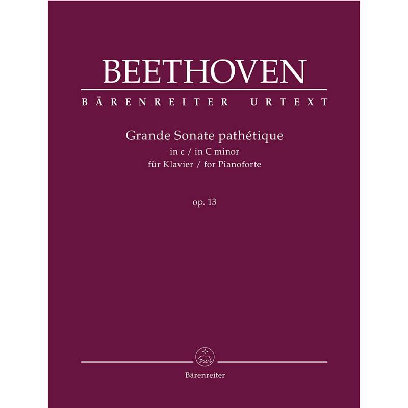 Bärenreiter Beethoven Grande sonate pathétique c-Moll op.13 Notenbuch von Bärenreiter