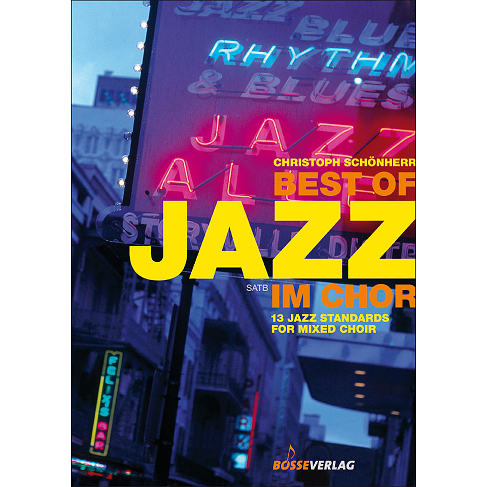 Bosse Best of Jazz im Chor Chornoten von Bosse