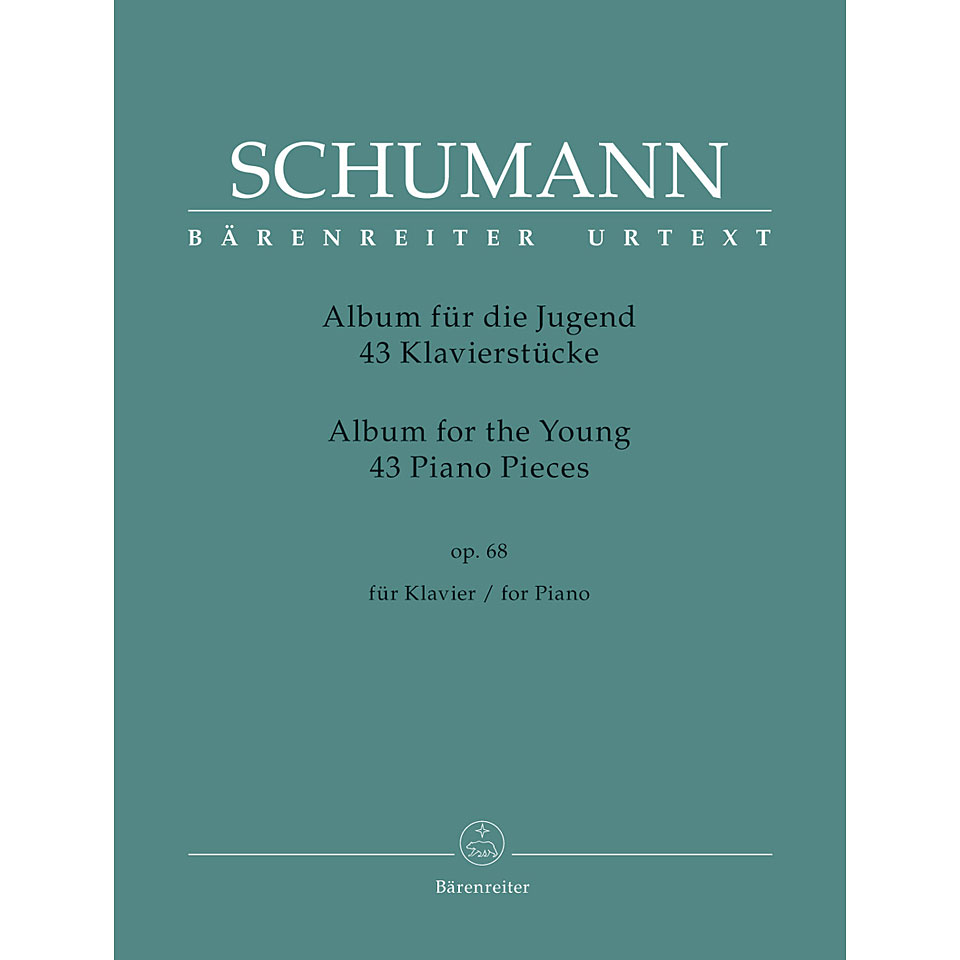 Bärenreiter Schumann 43 Klavierstücke für die Jugend op.68 "Album für von Bärenreiter