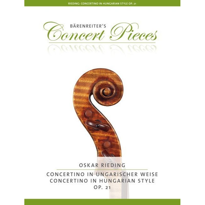 Concertino in ungarischer Weise op.21, Violine und Klavier, Violinenstimme und Klavierpartitur von Bärenreiter