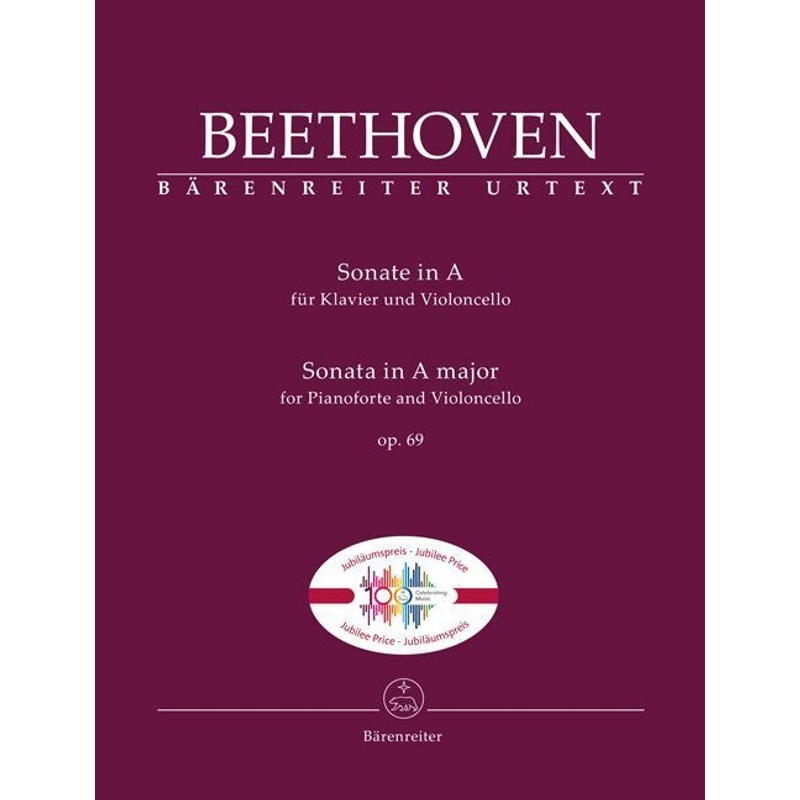 Sonate für Klavier und Violoncello in A op. 69 von Bärenreiter