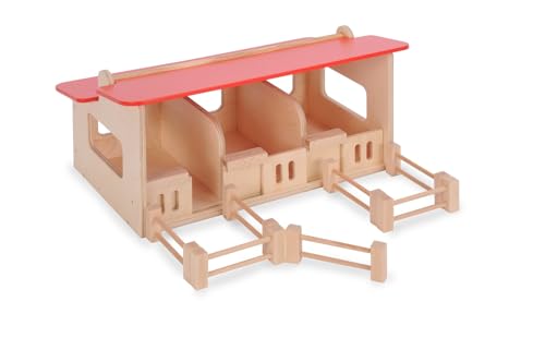 ZYZYZK Miniatur-Spielzeuggebäude Bauernhof aus Holz für Kinder ZYZYZK Miniatur-Spielzeuggebäude Bauernhof aus Holz für Kinder von ZYZYZK