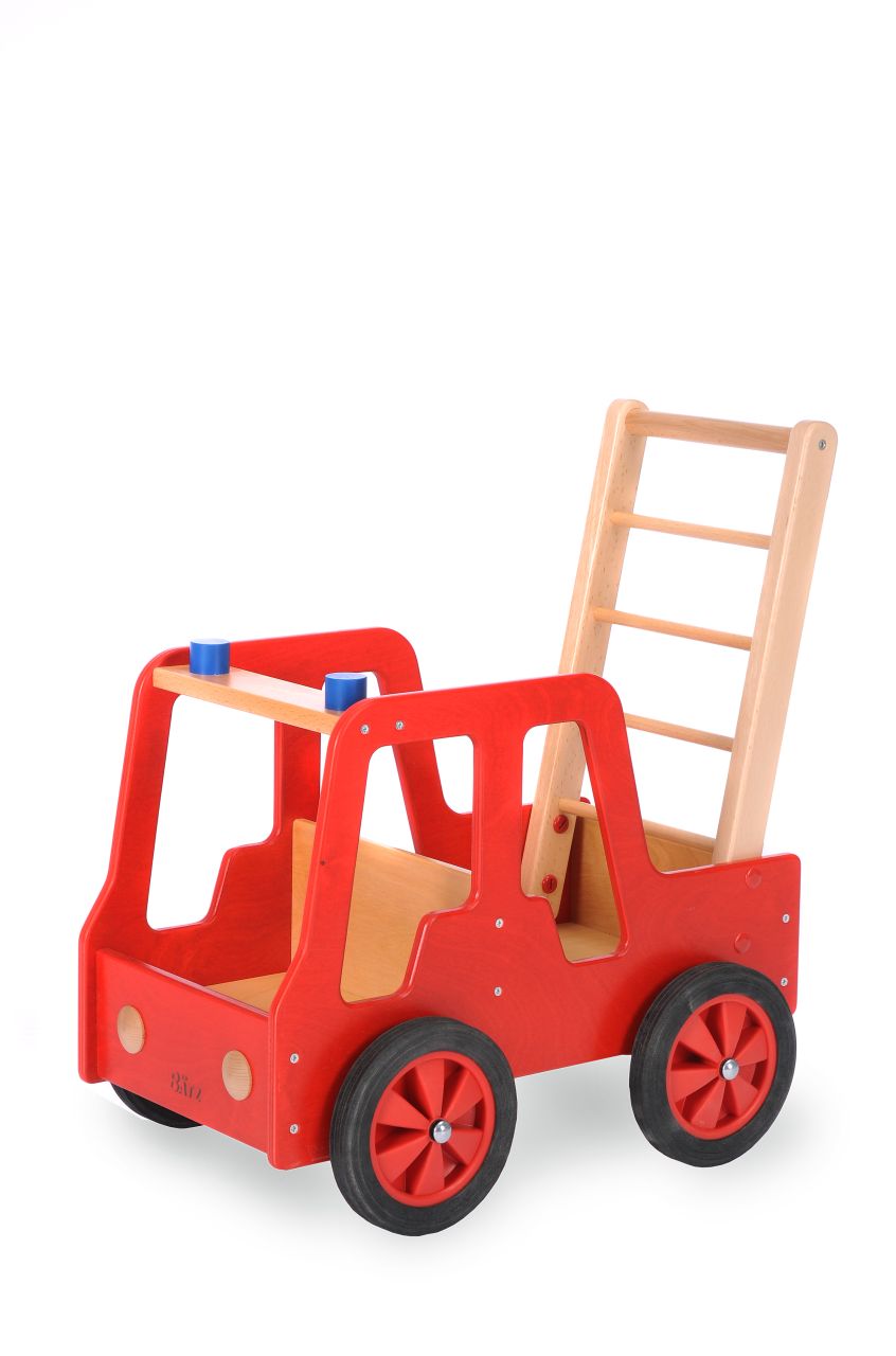 Schiebeauto Feuerwehrauto Holz, Bätz Holzspielwaren von Bätz Holzspielwaren