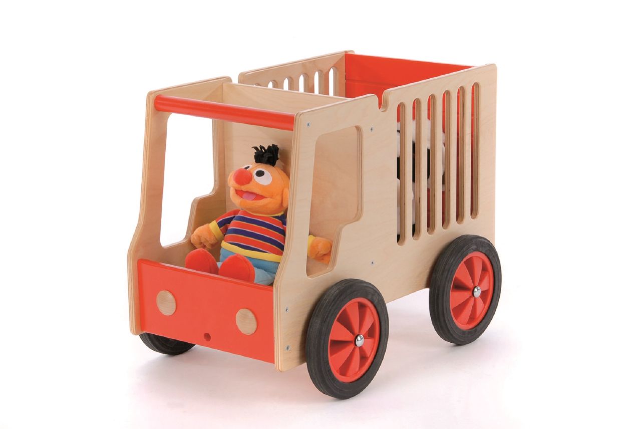 Spielzeug Schiebeauto Tiertransporter, aus Holz, Bätz Holzspielwaren von Bätz Holzspielwaren