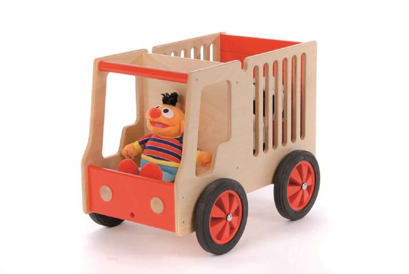 Holz Schiebeauto Tiertransporter, Bätz von Bätz Holzspielwaren