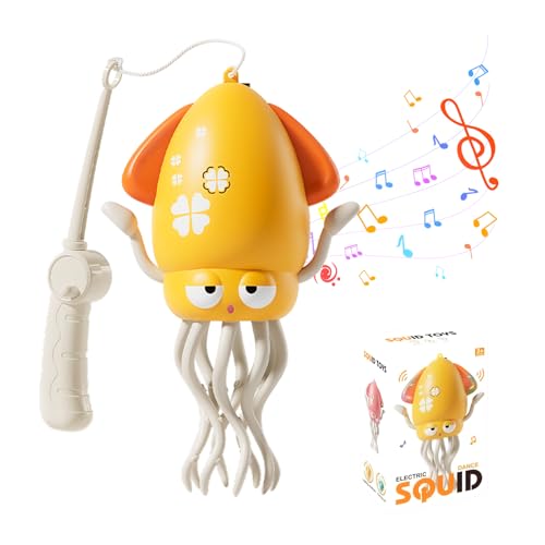 BafanglaiUK Electric Dancing Octopus Toy, Elektrisch Tanzender Oktopus Spielzeug, Tanzenden Oktopus Baby Spielzeug Mit LED-Lichtern Und Musik, Automatisch Hindernisvermeidung,Geschenk (Gelb BafanglaiUK Electric Dancing Octopus Toy, Elektrisch Tanzender Oktopus Spielzeug, Tanzenden Oktopus Baby Spielzeug Mit LED-Lichtern Und Musik, Automatisch Hindernisvermeidung,Geschenk (Gelb von BafanglaiUK
