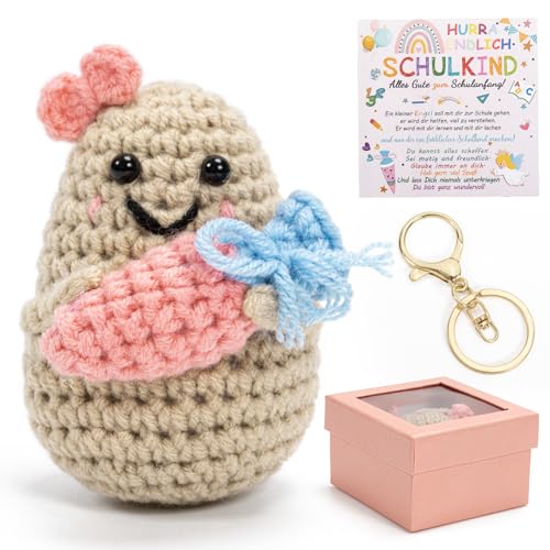 Bafiwu Geschenke Einschulung Mädchen, Geschenke zur Einschulung, Positive Kartoffel Schultüte Inhalt Schultüten Füllung Schulanfang Geschenke Einschulungsgeschenke für Schulkind 2025 Mädchen Junge von Bafiwu
