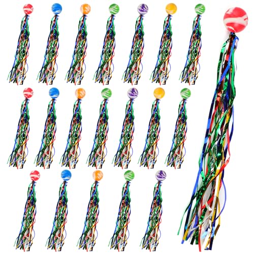 Bafumiu Packung mit 20 Flummis für Kinder, Hüpfbälle mit buntem Schweif, Mitbringsel Kinder, Kindergeburtstag Mitgebsel, perfekt für Partyspiele und als Flummis für Kindergeburtstage. Bafumiu Packung mit 20 Flummis für Kinder, Hüpfbälle mit buntem Schweif, Mitbringsel Kinder, Kindergeburtstag Mitgebsel, perfekt für Partyspiele und als Flummis für Kindergeburtstage. von Bafumiu