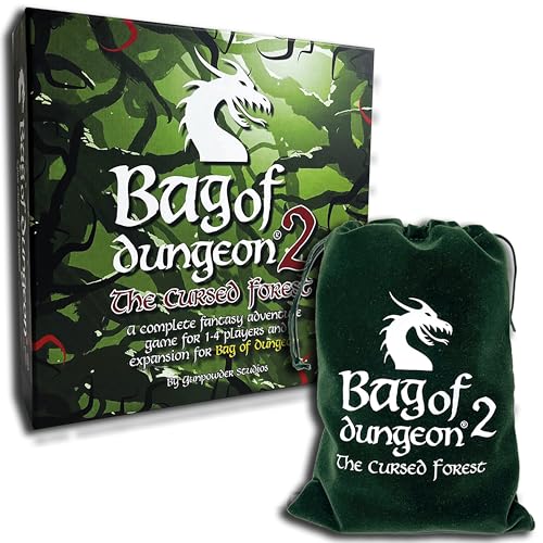 Bag of Dungeon 2: The Cursed Forest – A Dungeons and Dragons Style Family Fantasy Adventure Board Game for 1-4 Players Ages 7 and up Bag of Dungeon 2: The Cursed Forest – A Dungeons and Dragons Style Family Fantasy Adventure Board Game for 1-4 Players Ages 7 and up von Bag of Dungeon