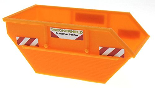 Absetzmulde 1:32 - Container für Siku Baustelle und Control 32 (Orange) von Baggerheld