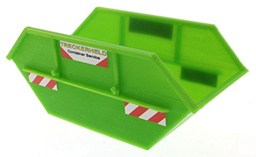 Absetzmulde zweiseitig abgesenkt 1:32 - Container für Siku Baustelle (Grün) von Baggerheld