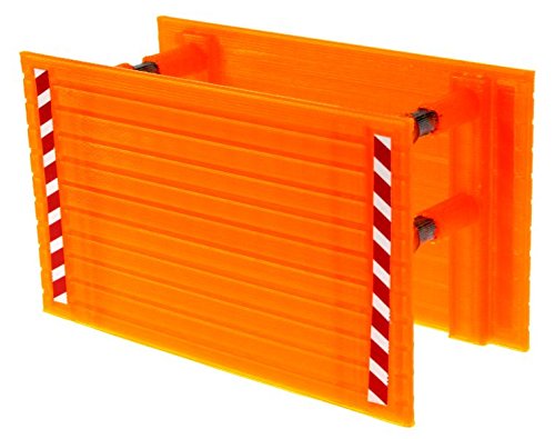 Dielenkammerbox 1:32 für Siku Baustelle und Bagger (Orange) von Baggerheld