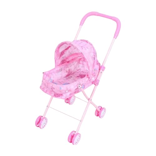 Puppenwagen Kinder | Faltbarer Puppenwagen Für Babypuppen | Babypuppe Pushtchair | Rollenspiel Puppenwagens für Rollenspiele Zu Hause Im Kindergarten Und Spielgruppe von Bagiaope